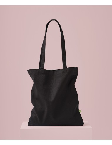 NUT-RL065-Sac cabas en toile biologique à longues anses de qualité supérieure